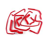 Manguera De Refrigerante De Silicona Para Radiador Para Peugeot 205 GTI CTI 1.6L 1.9L 309 GTI 8V (10 Unidades)(Red)