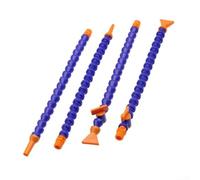 Manguera de refrigerante para Bps 30-60 cm, tubo flexible de plástico de rosca externa de 1/2 pulgada con interruptor, boquilla redonda o plana para máquina CNC de fresado de torno, azul 600 mm