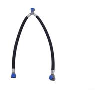 Manguera de repuesto para grifo mezclador de fregadero de cocina de 12 pulgadas para conectar tubos flexibles de polietileno, identificación azul para un fácil mantenimiento, se adapta a la mayoría de