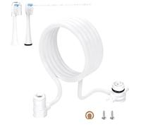 Manguera de repuesto para irrigador dental y 2 cabezales de cepillo de dientes para Waterpik Sonic-Fusion SF-01/02/03/04, kit de reparación con herramientas, fácil instalación