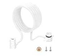 Manguera de repuesto para irrigador dental y 2 cabezales de cepillo de dientes para Waterpik Sonic-Fusion SF-01/02/03/04, kit de reparación con herramientas, fácil instalación (blanco, 1 unidad)