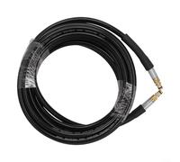 Manguera de repuesto para lavadora de alta presión 2.643-585.0 con clip de conexión rápida para Karcher serie K2-K7, construcción de latón y goma, alambre de acero flexible para trenzado (6 m)