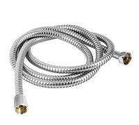 Manguera de repuesto universal acero inoxidable, tubo ducha 1,5 m/2 m/3 m, manguera, cifrado, resorte, tracción, soporte, accesorios baño
