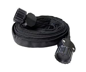 Manguera de rezumado: manguera de rociador de 50 pies para riego de jardín, fuga resistente al pliegue con tubo de doble capa, tubo de riego por para exteriores