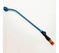 Manguera de riego de jardín de cuerpo de aluminio desmontable con 1000 agujeros, control de pulgar hacia fuera y mango de goma ergonómico para un riego cómodo y controlado