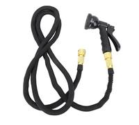 Manguera de Riego de Jardín, Extensible, 7,5 M, Retráctil, Ligera, Flexible, con Núcleo de Látex Plegable, a Prueba de Fugas, Tubo de Boquilla de Pulverización a Presión