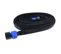 Manguera de riego de PVC suave para jardines, función de filtración automática que garantiza un uso eficiente del agua para plantas (75 pies)