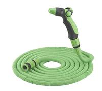 Manguera de Riego Extensible de 5 a 15 Metros | Ligera, Compacta y Antitorsión | Ideal para Jardín, Balcón o Terraza | Se Expande con la Presión | AROZ