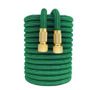 Manguera de riego flexible y expandible, carretes de jardín, tubo de agua para lavado de coche, conector rápido con manguera de jardín de 25 a 150 pies (color 8,1/2 pulgadas_50 pies)