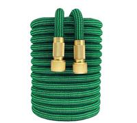 Manguera de riego mágica flexible y expandible for jardín, manguera de agua, manguera de lavado de autos, conector rápido de 7,6 a 45,7 m.(Colour 8,1/2''_100FT)
