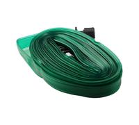 Manguera de riego plana de PVC para un suministro eficiente de agua en jardines, perfecta para flores, verduras y arbustos (7,5 m)