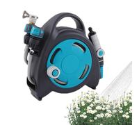 Manguera de riego retráctil, enrollador de manguera retráctil, bobinador de manguera automático | Carrete de manguera de jardín de retorno automático de 38 pies, herramientas portátiles