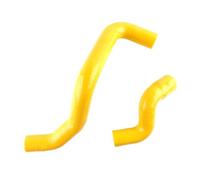 Manguera de silicona 2 uds 3PLY for 1990-1994 Nissan14 Sunny14 Pulsar14 N14 GTI-R RNN14 SR20DET 1991 1992 1993 Kit de manguera de radiador de silicona piezas de repuesto Accesorios para motos(Yellow)