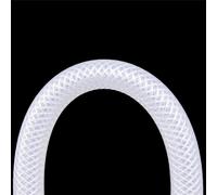 Manguera de silicona de 3 metros: trenzada reforzada, resistente al calor, de calidad alimentaria for sistemas lácteos, fontanería y vacío(22mmx32mm)