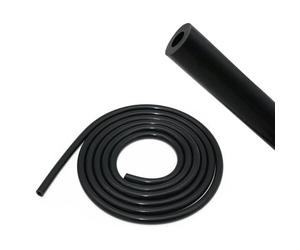 Manguera de silicona de alta temperatura - Negro, diámetro interior 3 mm, longitud 1,5 m - Manguera de succión para agua de refrigeración - Manguera de refrigerante - Manguera de goma
