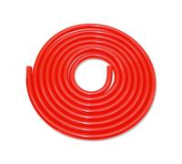 Manguera de silicona de alta temperatura - Rojo, diámetro interior 5 mm, longitud 2.5 m - Manguera de succión para agua de refrigeración - Manguera de refrigerante - Manguera de goma