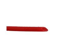 Manguera de silicona grado alimenticio 1/2 m, roja, diámetro interior 0,5-32 mm, flexible, no tóxica, 1 unidad(Red1 meter,2x4mm)