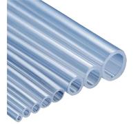 Manguera de silicona Manguera de goma silicona transparente 1/2/5M ID1 2 3 4 5 6 7 8 9 10mm OD tubo Flexible(2M,OD 7xID 5mm)