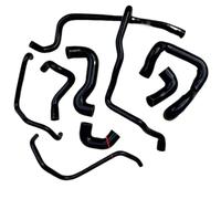 Manguera de silicona Manguera de refrigerante del radiador for E30 M20 320i 325i 325ix 325e 11531722218 11531718980 11531287651 11531718982 11531722743 Accesorios para motos(11531722217kit-black)