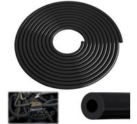Manguera de Silicona Manguera de Silicona de para Automóvil Tubo de Vacío de Silicona 5 Metros Tubo de Silicona Universal Azul Para todos los accesorios de aire, vacío o entrada salida (negro 4mm)