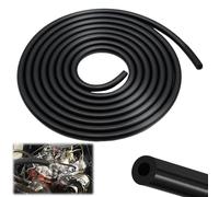 Manguera de Silicona Manguera de Silicona de para Automóvil Tubo de Vacío de Silicona 5 Metros Tubo de Silicona Universal Azul Para todos los accesorios de aire, vacío o entrada salida (negro 5mm)