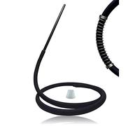 Manguera de silicona para cachimba de 1,8m, con boquilla y adaptador para hookah, repuesto para pipa de agua, juego de mangueras con muelle de protección contra torceduras y junta de manguera