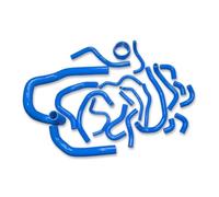 Manguera De Silicona Para Radiador Y Auxiliares Para Toyota Para Supra MA70 MK3 7M-GT 1986 1987 1988 1989 1990 1991 1992(Blue)