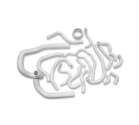 Manguera De Silicona Para Radiador Y Auxiliares Para Toyota Para Supra MA70 MK3 7M-GT 1986 1987 1988 1989 1990 1991 1992(Blanco)