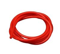 Manguera de silicona Tubo de silicona 1m, manguera goma Flexible, conector agua for refrescos ID1 2 3 4 5 6 7 8 9 10 12mm(Red,ID 0.5mm x OD 1mm)