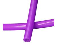 Manguera de silicona Tubo de silicona colorido 1m ID 1 2 3 4 5 6 7 8 9 10 12 14 16 18 20 25 mm Manguera agua flexible for tubo bebida(Purple,2x5mm)