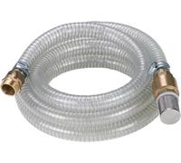 Einhell - Manguera de aspiración (boquillas de latón, 4 m)