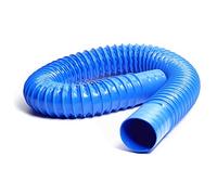 Manguera de succión flexible de PVC de 125 mm x 1 m, conducto de ventilación Wellschlauch para una eliminación eficiente del polvo, conexión suave para un flujo de aire y extracción óptimos