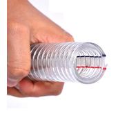 Manguera de suministro para riego de jardines, Tubo de aceite goma flexible, tubo plástico 1 metro, manguera plomería PVC suave transparente, ID.10mm a 38mm, elástico drenaje