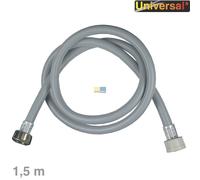 Manguera De Suministro Universal Recta 1,5m 25°C Para Lavadora Y Lavavajillas