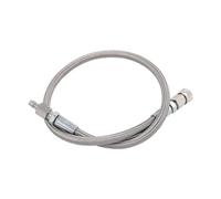 Manguera de tanque de aire de alta presión de acero inoxidable de 24 pulgadas con sistema de carga y extensión de látigo de llenado remoto.(24 inch)
