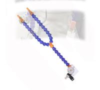 Manguera de tubería de refrigerante de agua flexible con conector de 8 mm, manguera de tubo de enfriamiento de boquilla redondo/sant Aluminum block strong magnetic base, double 400mm 7mm round nozzle