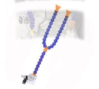 Manguera de tubería de refrigerante de agua flexible con conector de 8 mm, manguera de tubo de enfriamiento de boquilla redondo/s Aluminum block magnetic base, double tube 300mm 28mm wide flat nozzle