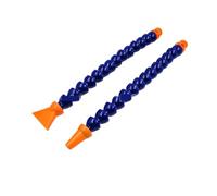 Manguera de tubo de refrigerante de aceite de agua Flexible de plástico, rosca macho de 1/2, 3/8 y 1/4 pulgadas, 300~600mm, con boquilla(Type 2,1OF4 INCH_LENGTH 400MM)