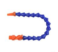 Manguera de tubo de refrigerante de plástico flexible de 30 cm para uso de aceite de agua con longitud ajustable y boquilla intercambiable para maquinaria hidráulica de fresado de torno CNC (1 unidad)