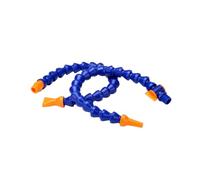 Manguera de tubo refrigerante aceite agua flexible rosca, 2 piezas 400 mm 500 600 refrigeración tuberías 1/4 3/8 1/2 boquilla plana redonda torno CNC(600mm Round,1/4 Switch)