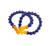 Manguera de tubo refrigerante aceite agua Flexible rosca, tubos boquilla redonda 400 mm 1/4 3/8 1/2 for enfriamiento fresado torno máquina CNC(1/4 Round 6pc)