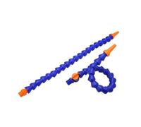 Manguera de Tubo refrigerante Aceite Flexible, 1 Pieza 1/4 '' 3/8" 1/2 Máquina Ligera Tubos bambú Boquilla Redonda Azul(Blue No Switch,12.5MMX500MM)