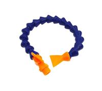 Manguera de Tubo refrigerante Aceite Flexible, 6 Piezas 300 400 500 600 mm Boquilla Plana Redonda plástico Ajustable 1/4 3/8 1/2 Enfriamiento(Blue Flat Switch,60CMTHREAD 20MM)