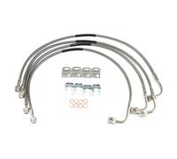 Manguera de turbina 4 líneas de freno delanteras/traseras extendidas 89716 aptas para Jeep Wrangler JK 4-6" elevación 2.0L 3.6L .8L 2007-2018