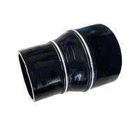 Manguera de turbina Manguera de silicona universal para intercooler coche, turbo, tubo admisión, acoplador, reductor recto, conector grande y pequeño(Black,ID60mm-90mm)