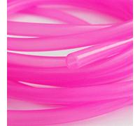 Manguera de vacío de silicona, Conector de agua multicolor 1 metro, apto for uso alimentario, tubo silicona, diámetro interior 4 mm, exterior 6, grosor(Roze)