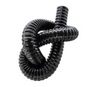 Manguera de vacío for ventilación de máquinas, tubo corrugado retráctil de color negro, diámetro interior de 25 a 100 mm(Inner Diameter 50mm)