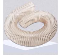 Manguera de vacío industrial,manguera de alambre de acero transparente,excelente estabilidad,utilizada principalmente for máquinas de corte y grabado(40ft/12m)