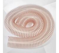 Manguera de vacío retráctil, resistente a altas y bajas temperaturas, 18 m de longitud, excelente estabilidad, adecuada para la industria alimentaria, compatible con aspiradoras