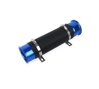Manguera De Ventilación De Admisión Aire Tubo De Entrada Turbo Aire Frío Para Coche 76MM Conducto Flexible Ajustable Alimentación Manguera(Azul)